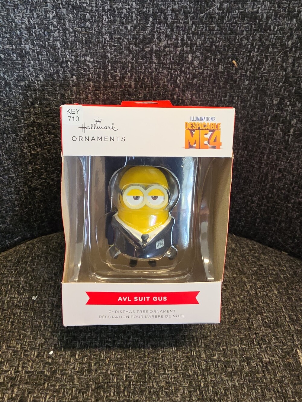 NIB Hallmark Despicable Me 4 Avl Suit Gus Christmas Tree Ornament Minion